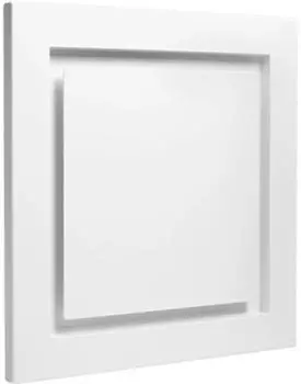 Kermi x-well Zu-/Abluftdurchlass SEA302 quadratisch aus Metall, wei&szlig;, NW 125 Y2403125006K