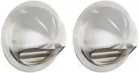 vidaXL L&uuml;ftungsgitter 2 pcs Silber 150 mm Edelstahl