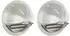vidaXL Lüftungsgitter 2 pcs Silber 150 mm Edelstahl