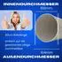 TronicXL Klimaanlagenschlauch Mauerdurchführung 50cm- 100mm