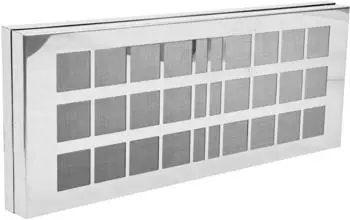 vhbw Aktivkohlefilter kompatibel mit Siemens LJ97BAM60, LI99SA683, LI99SA684, LJ67BAM60 Dunstabzugshaube, Regenerierbar