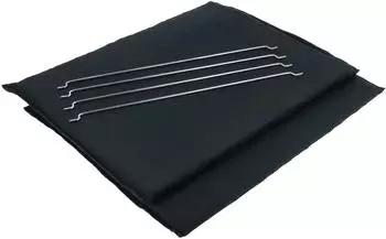 vhbw 2x Aktivkohlefilter Ersatz für Miele DKF 22-1, 4002515445303 für Dunstabzugshaube + Befestigungsmaterial