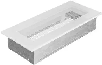 Kratki Kaminlüftungsgitter 11x24 weiß (24B)