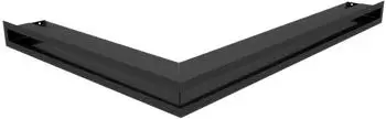 Kratki LUFT Slim Eck-Lüftungsgitter rechts, schwarz, 54,7x76,6x6cm (LUFT/NP/60/45S/C/SF)