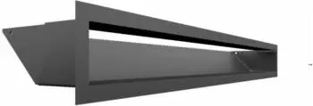 Kratki Luft Lüftungsgitter 9x80cm, 45°, graphit (LUFT/9/80/45S/G)