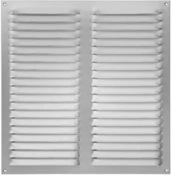 Upmann Wetterschutzgitter Alu eloxiert 400x400mm mit Fliegenschutz (54606)