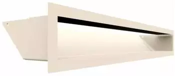 Kratki Lüftungsgitter Luft 9x60cm, creme, 45° (LUFT/9/60/45S/K)