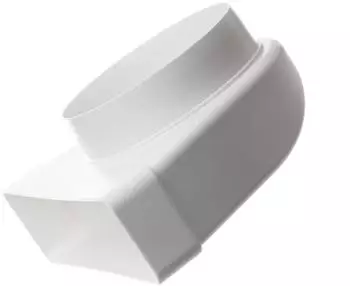Europlast Umlenkstück 90° rund-eckig Ø100mm/220x55mm