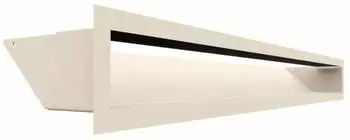 Kratki LUFT Lüftungsgitter 9x80cm, crème, 45° (LUFT/9/80/45S/K)