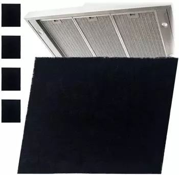 Relaxdays Dunstabzugshaube Fettfilter Filtermatte 5er-Set