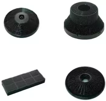 Teka D9C Aktivkohlefilter für Dunstabzugshaube, 2er-Set (61801345)