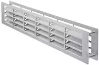 Badezimmerl&uuml;ftung 457x92mm weissaluminium