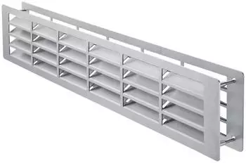 Magni T&uuml;rl&uuml;ftungsgitter 457x92mm wei&szlig;aluminium (9020 WA)