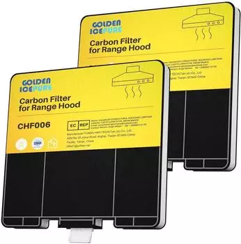 LuxusKollektion Aktivkohlefilter Dunstabzugshaube 23x21,5x2,2cm, 2er-Pack (DHZ5325)