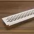 Sotech Lüftungsgitter Aluminium Stegblech 484x60mm weiß (RAL9003)