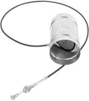 Kratki Zugluftklappe mit Dichtung und Bowdenzug | 150 DN | P150