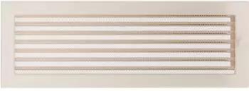 Kratki L&uuml;ftungsgitter 17x49cm creme mit Jalousien (49KX)