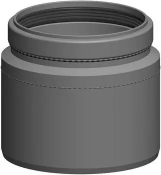 Atec-Anlagentechnik Reduktion D 125/DN 100 zentrisch (2102)