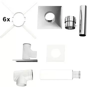 Bosch FC-Set110-C93x Grundbausatz Abgas oben, Edelstahl, 110/160mm (7738113076)