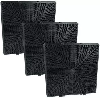 vhbw Aktivkohlefilter für Dunstabzugshaube, Ersatz für KSC 300, 3er-Pack (VHBW4070351607179)