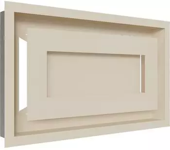 Kratki Lüftungsgitter WIND 22x37cm cremeweiß (22/37K/WIND)
