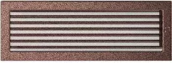 Kratki Lüftungsgitter 17x49 kupfer mit Lamellen (49MX)