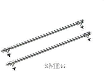 Smeg KITKCX-2 Cortina Reling und Logo für KC16KC19KCI19 silber