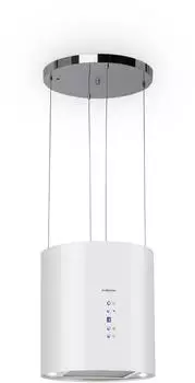 Klarstein Barett Inselabzugshaube 35 cm wei&szlig;
