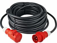 AS Schwabe 61305 Strom Verl&auml;ngerungskabel Schwarz 5.00m H07RN-F 5G 4mm2