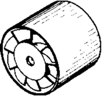 Wallair Rohr-Einschublüfter 230V 180m³/h 12,5cm (20100256)