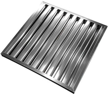 AllSpares Flammschutzfilter 500x500x25mm aus Edelstahl