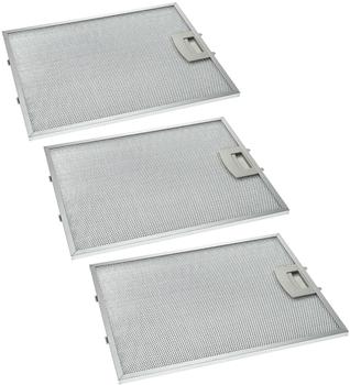 vhbw 3x Filter Metallfettfilter Dauerfilter kompatibel mit Neff D79E34N0/01, D79M23N0/01, D79M24N0GB