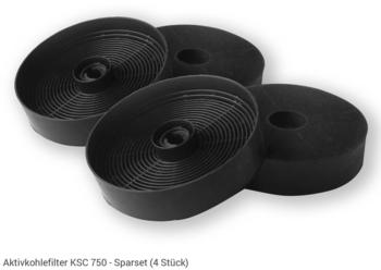 Oranier KSC 750 Aktiv-Kohlefilter Sparset (4 Stück)