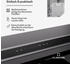 Klarstein Royal Flush Eco Slim 60 schwarz/silber
