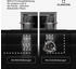 Klarstein Royal Flush Eco Slim 60 schwarz/silber