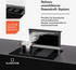 Klarstein Royal Flush Eco Slim 60 schwarz/silber