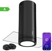 Klarstein Beretta Inselabzugshaube &Oslash;35cm 650m&sup3;/h LED inkl. Aktivkohlefilter