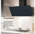 Klarstein SleekAir Dunstabzugshaube 717 m³/h | Touch | LED | 90 cm schwarz