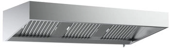Combisteel Trapez-Wandhaube aus Edelstahl 1200x950x400mm - COM-7333.0605