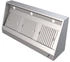 Combisteel Trapez-Wandhaube aus Edelstahl 1200x950x400mm - COM-7333.0605