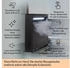 Klarstein Royal Flush Eco 90 cm schwarz