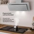 Klarstein Athena Kopffreihaube Abluft- und Umluftmodus 404 m³/h 56 W 90 cm