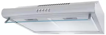 Exquisit Dunstabzugshaube, 50cm breit, Abluftbetrieb, Unterbauhaube, 3 Lüftungsstufen, Metallfettfilter, UBH50-020 inoxlook
