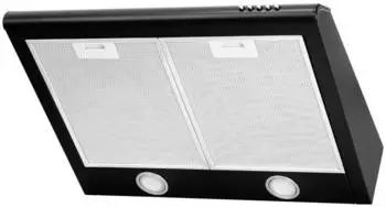 Brizoll Dunstabzugshaube Abzugshaube Unterbauhaube Abluft Umluft 60 cm Schwarz Dunst