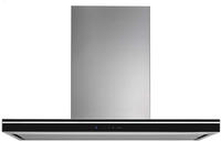 FALMEC 100196, Falmec LUMINA NRS 90 Inselhaube Edelstahl Glas schwarz 100196, EEK C,
