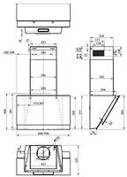 GORENJE Kopffreihaube "WHI649EXBG" max. Luftleistung 770m&sup3;/h