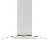 vidaXL Insel-Dunstabzugshaube 90 cm Edelstahl 756 m&sup3;/h LED