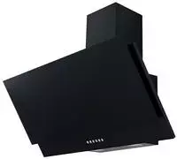 Respekta - Dunstabzugshaube Schr&auml;ghaube Kopffrei 90 Cm Schwarz Wandhaube