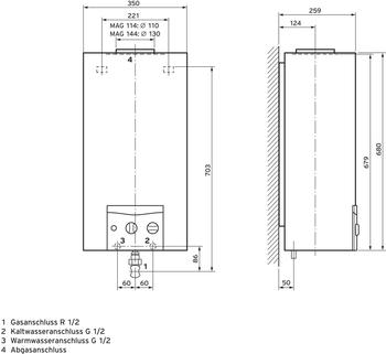 Vaillant atmoMAG 114/1 Z LL-Gas (0010022557)