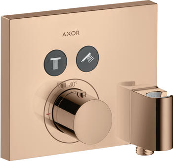 Axor ShowerSelect Square Unterputz-Thermostat polished red gold (36712300)